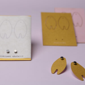 Náušnice Lístky zlaté